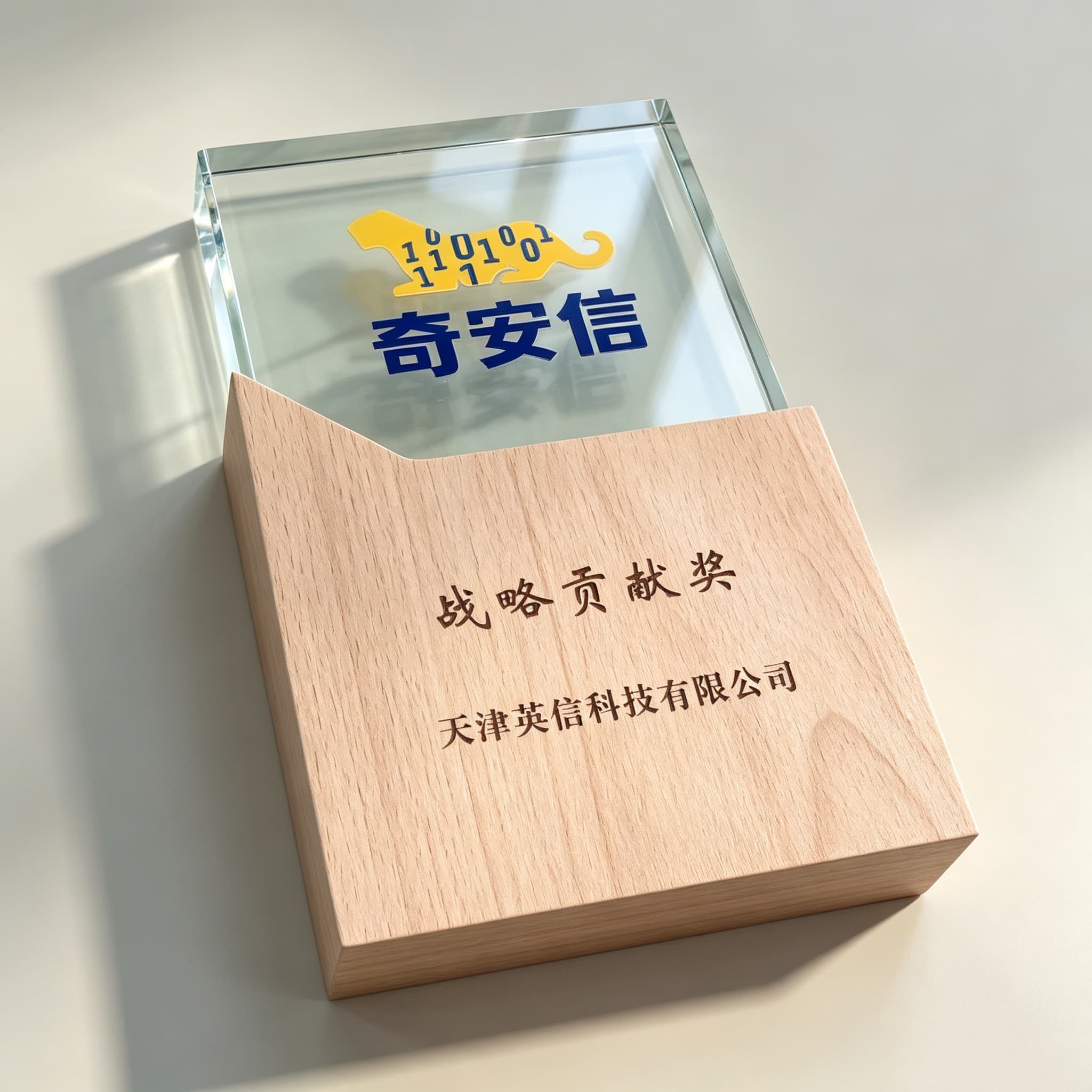 木质水晶奖杯 案例图片 1